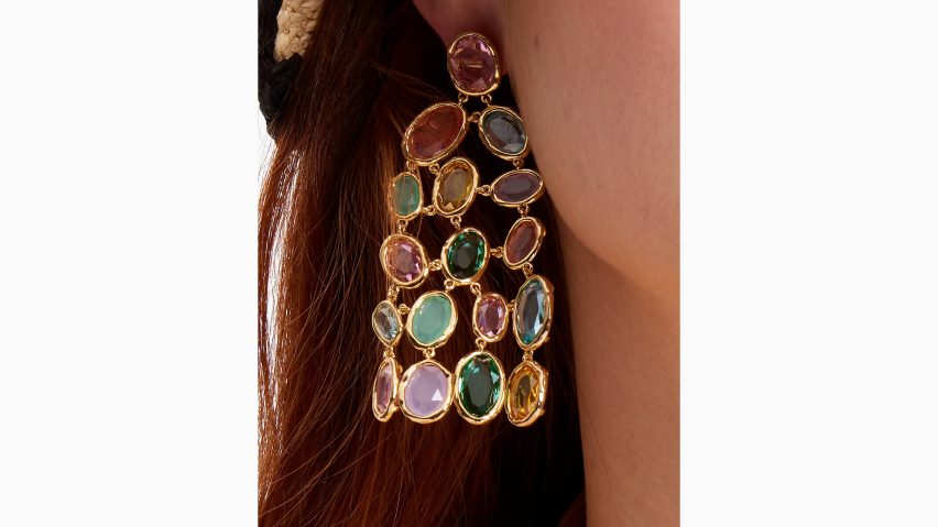 de Kate Spade Frauen hochglänzende Kronleuchter-Ohrringe multi NB82J21011 Zubehör