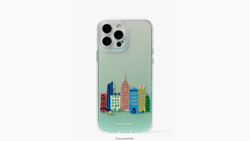de Kate Spade Frauen iPhone 13 Pro Max-Hülle mit Skyline der Stadt multi NB82J21311 Zubehör