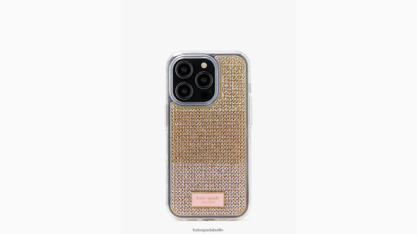 de Kate Spade Frauen iPhone 14 Pro-Hülle mit Rock Candy-Strassprägung Roségold-Multi NB82J21430 Zubehör