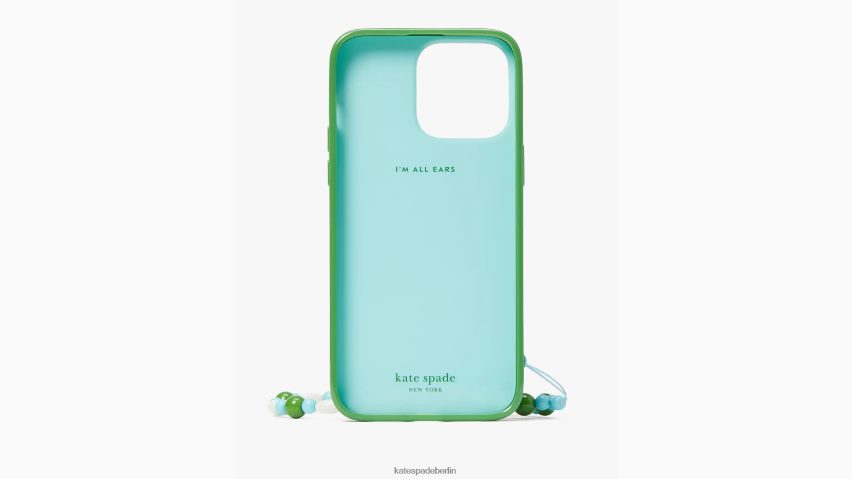 de Kate Spade Frauen iPhone 14 Pro Max Armbandhülle mit Racing-Streifen blau mehrfarbig NB82J21278 Zubehör