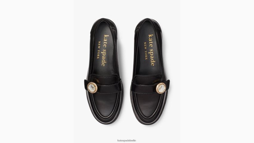 de Kate Spade Frauen schicke Slipper Schwarz NB82J2675 Schuhwerk