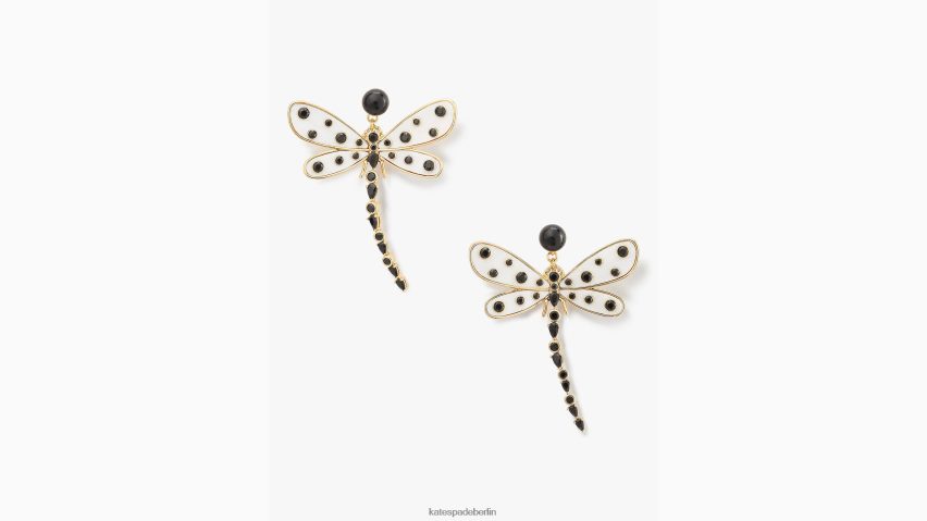 de Kate Spade Frauen schillernde lineare Libellen-Ohrringe Perlmutt NB82J21081 Zubehör