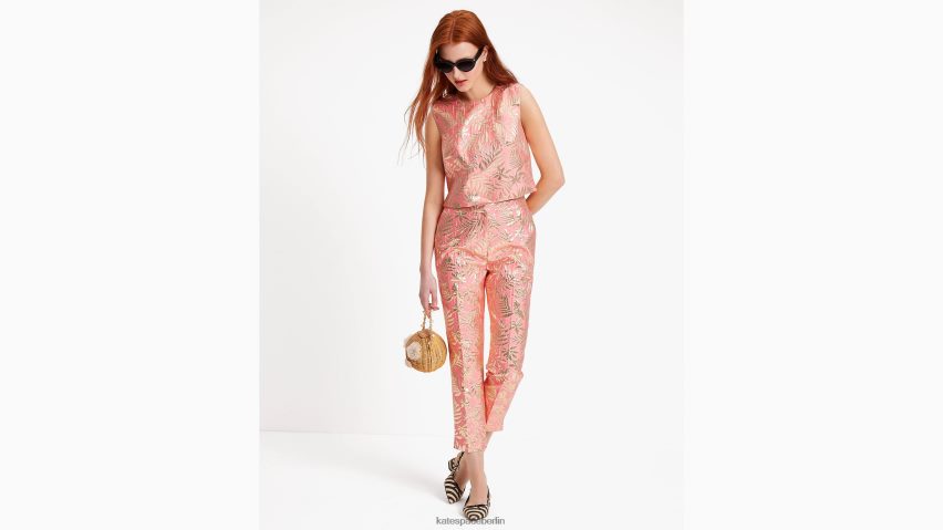 de Kate Spade Frauen tropische Blätter-Doris-Hose Seestern/Gold NB82J2717 Bekleidung