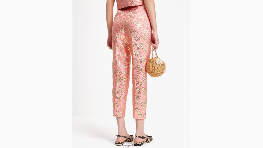 de Kate Spade Frauen tropische Blätter-Doris-Hose Seestern/Gold NB82J2717 Bekleidung