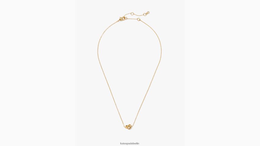 de Kate Spade Frauen „Loves Me“-Knoten-Mini-Anhänger Gold NB82J21067 Zubehör