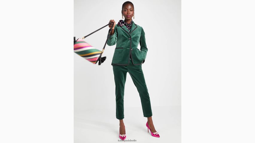 de Kate Spade Frauen Samthose Torrey-Kiefer NB82J2875 Bekleidung