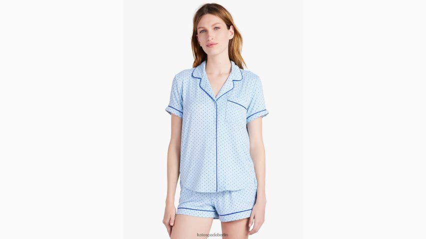 de Kate Spade Frauen Kurzes Pyjama-Set Wasserfallnebel NB82J2844 Bekleidung