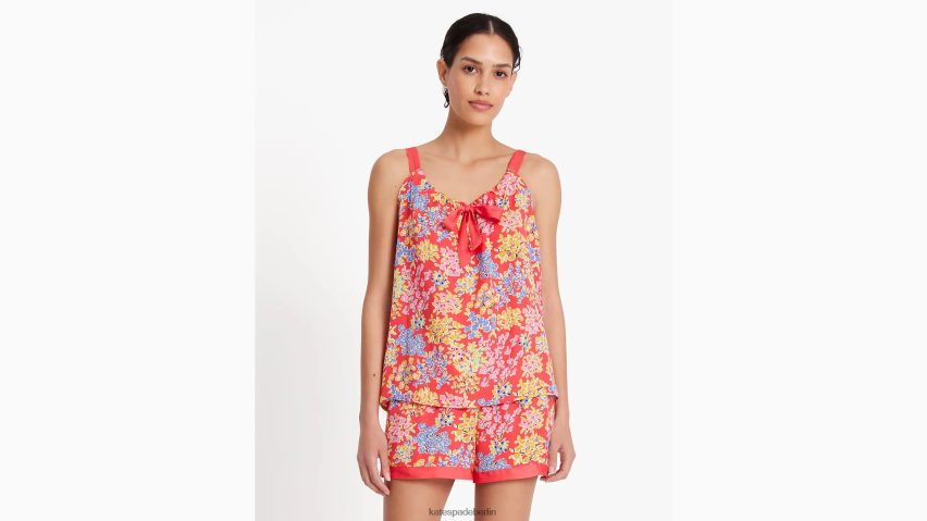 de Kate Spade Frauen Kurzes Pyjama-Set paradiesisch blumig NB82J2819 Bekleidung