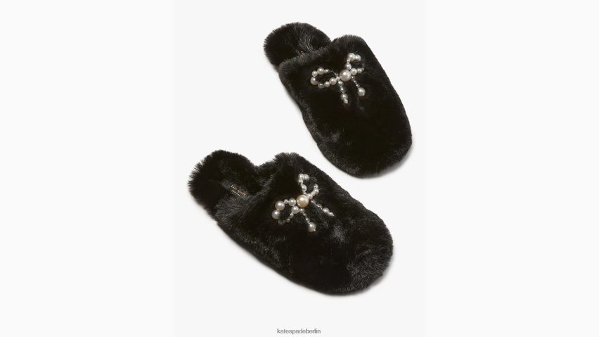 de Kate Spade Frauen Noelle-Hausschuhe Schwarz NB82J2674 Schuhwerk