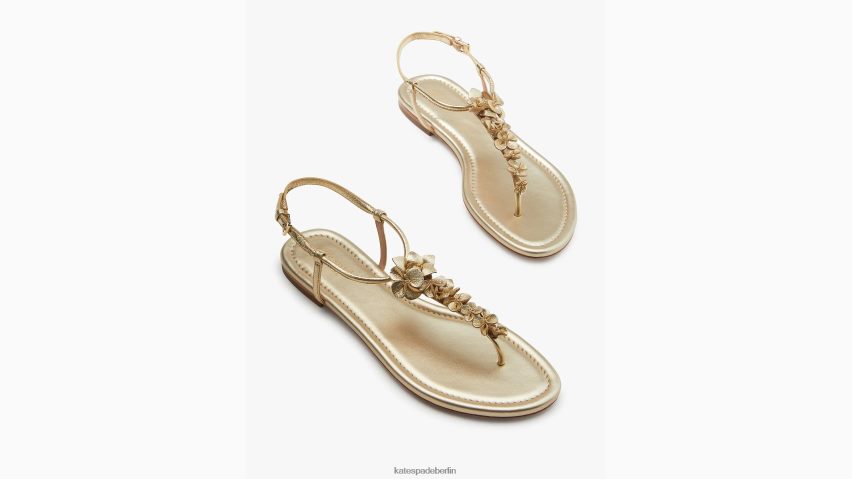 de Kate Spade Frauen Rosalie-Sandalen Weißgold NB82J2536 Schuhwerk