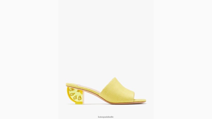 de Kate Spade Frauen Zitrussandalen gelbes Zing NB82J2478 Schuhwerk