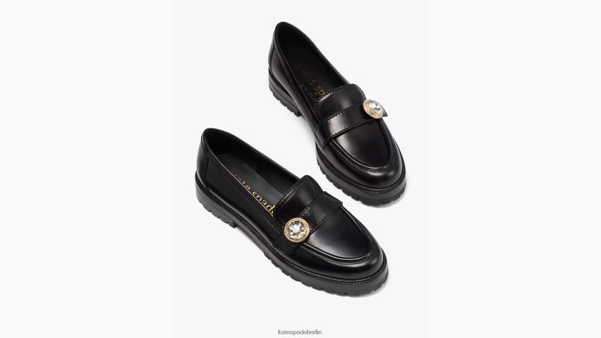 de Kate Spade Frauen schicke Slipper Schwarz NB82J2675 Schuhwerk