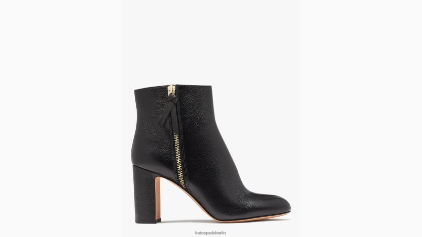 de Kate Spade Frauen Stiefeletten mit geknotetem Reißverschluss Schwarz NB82J2650 Schuhwerk