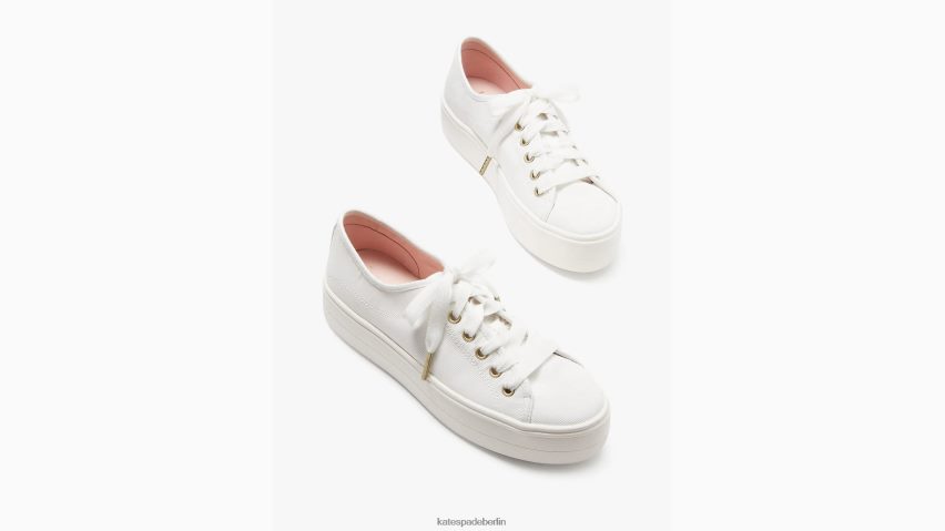 de Kate Spade Frauen Turnschuhe servieren Elfenbein NB82J2486 Schuhwerk