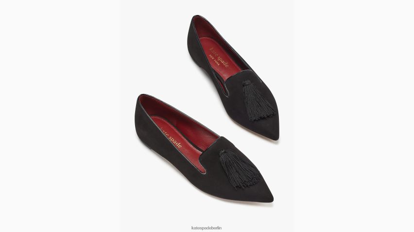 de Kate Spade Frauen Ich liebe Wohnungen Schwarz NB82J2643 Schuhwerk