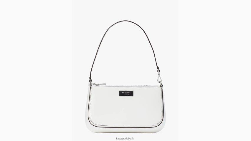 de Kate Spade Frauen Sam Icon Mini-Pochette aus Leder echtes Weiß NB82J2174 Zubehör