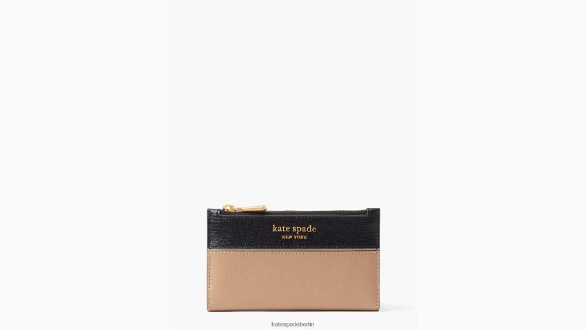 de Kate Spade Frauen Kleines, schlankes Portemonnaie mit Farbblockdesign von Morgan Café Mokka Multi NB82J2356 Zubehör