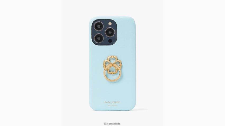 de Kate Spade Frauen Morgan-Hülle aus Saffiano-Leder mit Ringständer für das iPhone 14 Pro perfekter Pool NB82J21276 Zubehör