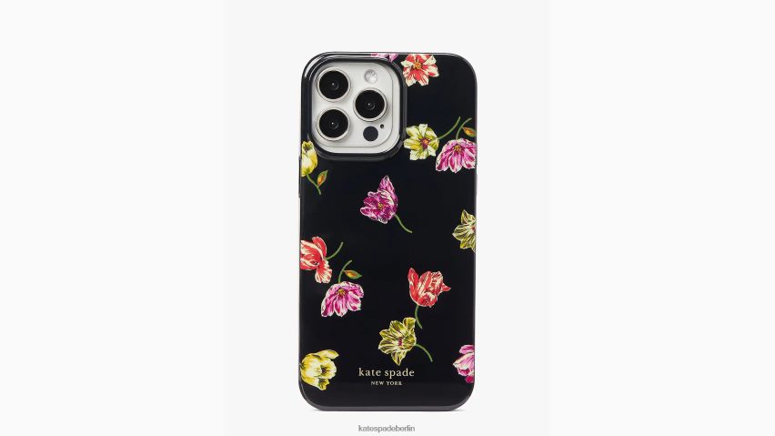 de Kate Spade Frauen Tulpenwurf iPhone 14 Pro Max Hülle schwarz-multi NB82J21283 Zubehör