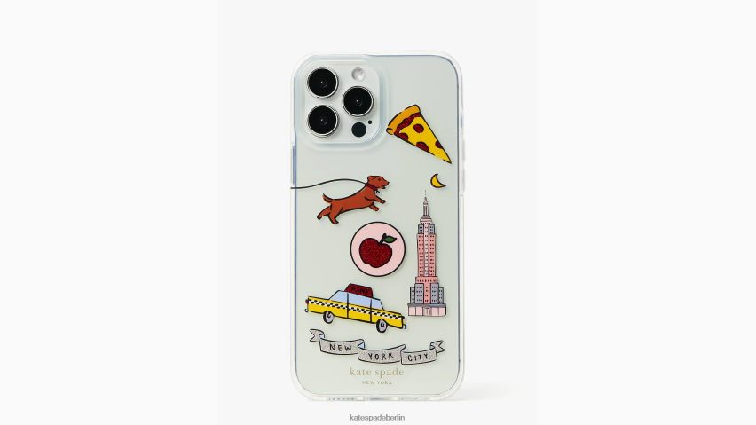 de Kate Spade Frauen iPhone 13 Pro Max-Hülle mit Skyline der Stadt multi NB82J21320 Zubehör
