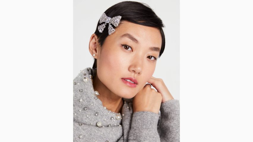 de Kate Spade Frauen Nimm eine Bogenspange klar/silber NB82J21455 Zubehör