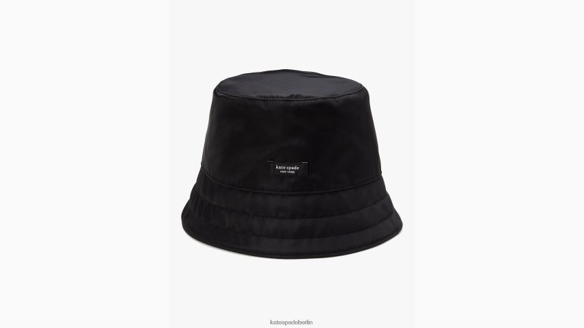 de Kate Spade Frauen Sam Icon packbarer Fischerhut Schwarz NB82J21362 Zubehör
