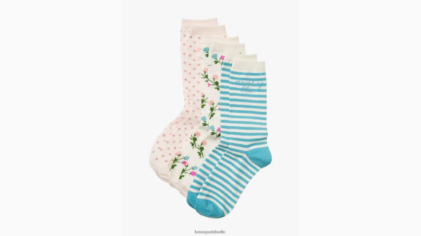 de Kate Spade Frauen Ich habe meine passenden Crew-Socken im 3er-Pack kennengelernt multi NB82J21348 Zubehör