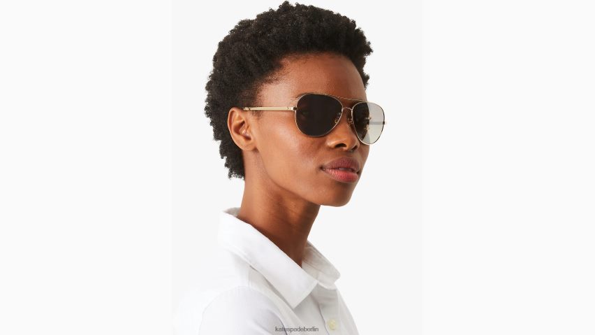 de Kate Spade Frauen Avaline-Sonnenbrille Gold NB82J21338 Zubehör