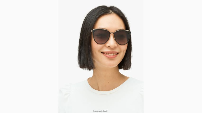 de Kate Spade Frauen Jabrea-Sonnenbrille Schwarz NB82J21340 Zubehör