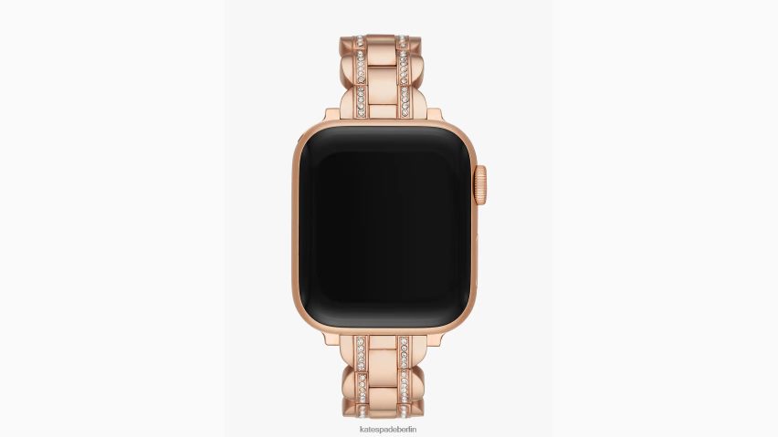 de Kate Spade Frauen 38/40-mm-Armband aus Roségold mit Pavé-Muschel für die Apple Watch Roségold NB82J21151 Zubehör