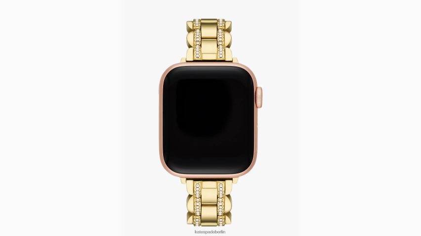 de Kate Spade Frauen 38/40-mm-Armband mit goldenem Pavé-Bogen für die Apple Watch Rampenlicht NB82J21189 Zubehör