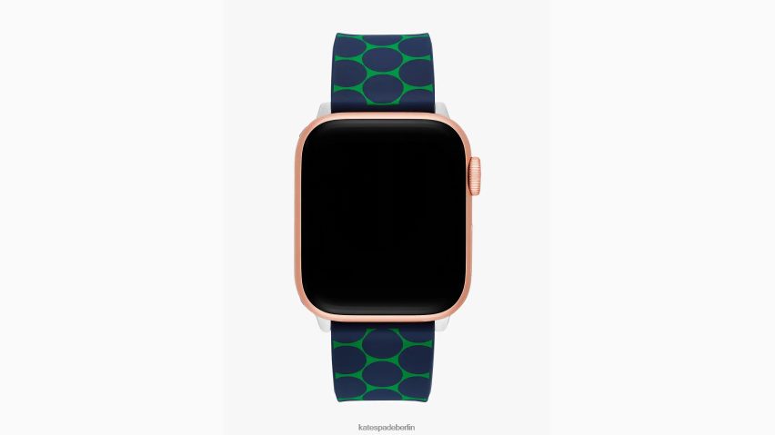 de Kate Spade Frauen Dot Silikon 38–49 mm Band für Apple Watch Marine NB82J21087 Zubehör
