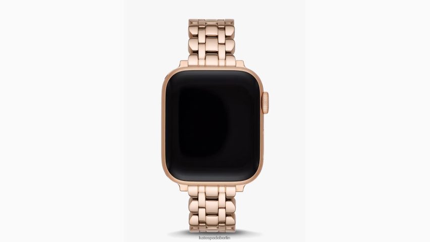 de Kate Spade Frauen Muschelarmband aus Edelstahl mit 38/40-mm-Band für die Apple Watch Roségold NB82J21177 Zubehör