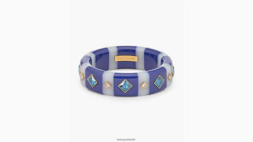 de Kate Spade Frauen Armreif mit sichtbaren Streifen Marine-Multi NB82J2972 Zubehör