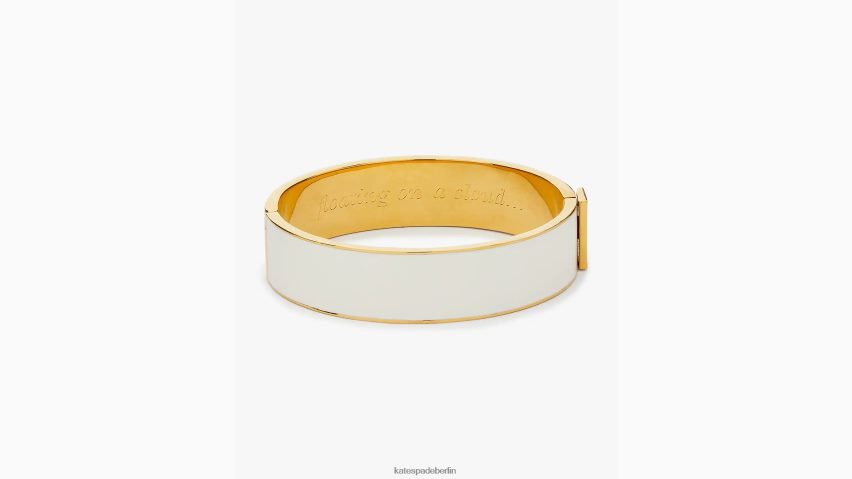 de Kate Spade Frauen Auf einer Wolke schwebender Idiom-Armreif Weiß NB82J21032 Zubehör