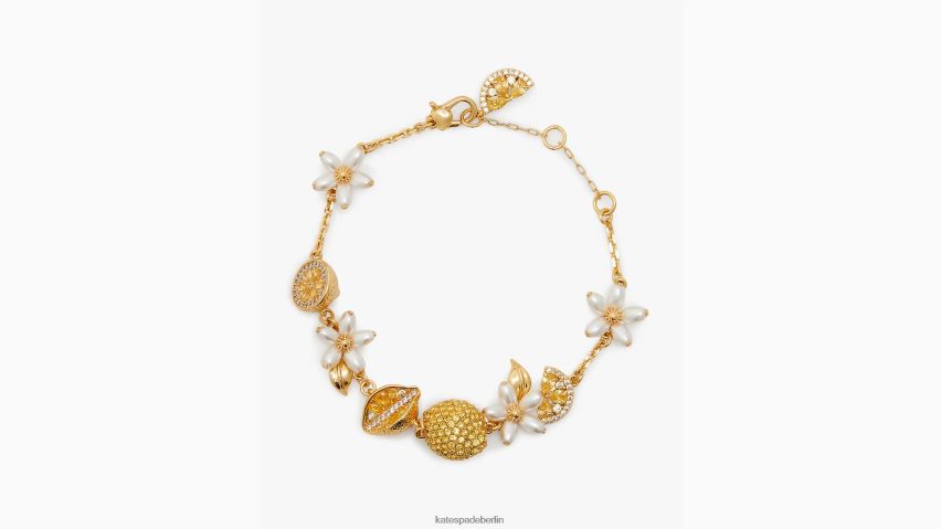 de Kate Spade Frauen Fresh-Squeeze-Streulinien-Armband gelbes Multi NB82J21002 Zubehör