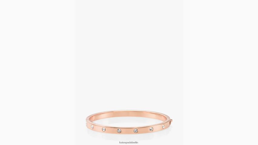 de Kate Spade Frauen In Stein gefasster Armreif mit Scharnier klar/roségold NB82J21051 Zubehör
