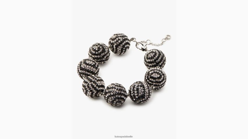 de Kate Spade Frauen Verdienen Sie sich Ihr Statement-Armband mit Streifen schwarz-multi NB82J21224 Zubehör