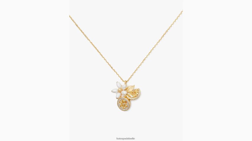 de Kate Spade Frauen Fresh-Squeeze-Cluster-Anhänger gelbes Multi NB82J21003 Zubehör