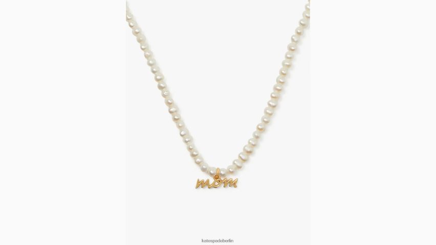 de Kate Spade Frauen Ich liebe dich, Mama, Perlenstrang-Anhänger weiß-multi NB82J21196 Zubehör