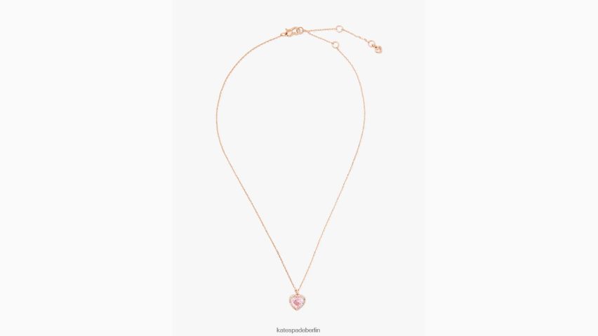 de Kate Spade Frauen My Love Pave-Herzanhänger Rosa/Roségold NB82J21090 Zubehör