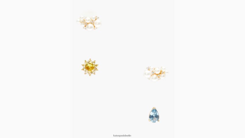 de Kate Spade Frauen Nieten-Set für Regen oder Sonnenschein weiß-multi NB82J21134 Zubehör