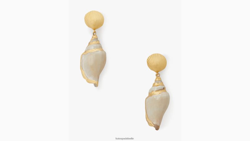 de Kate Spade Frauen Riff-Schatz-Muschel-Tropfenohrringe neutrales Multi NB82J2988 Zubehör