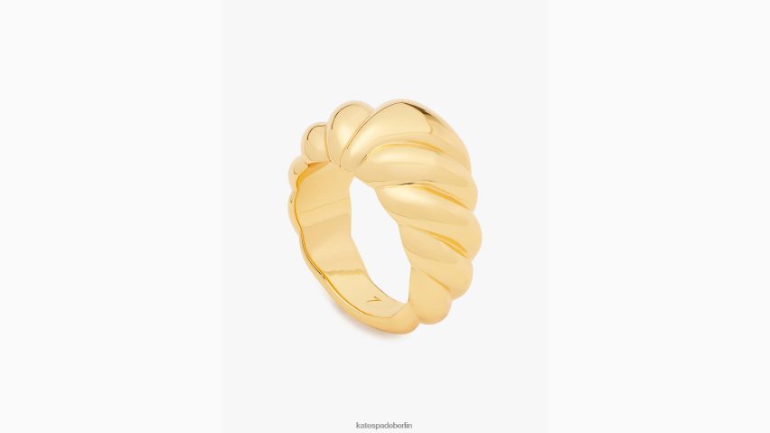 de Kate Spade Frauen Französischer Twist-Ring Gold NB82J21254 Zubehör