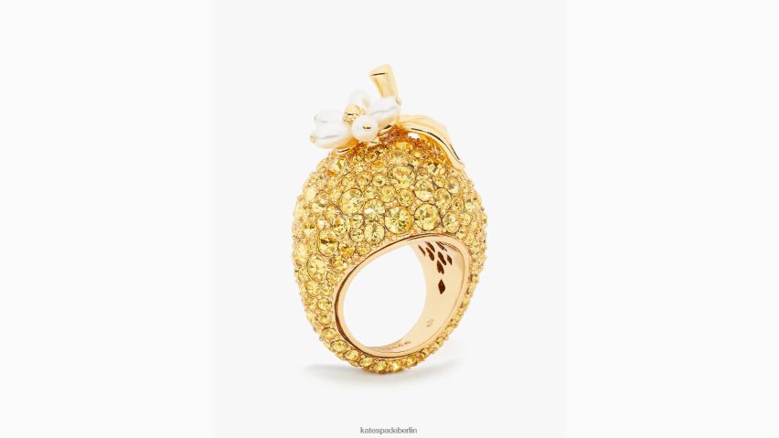 de Kate Spade Frauen Fresh-Squeeze-Cocktail-Ring gelbes Multi NB82J21009 Zubehör