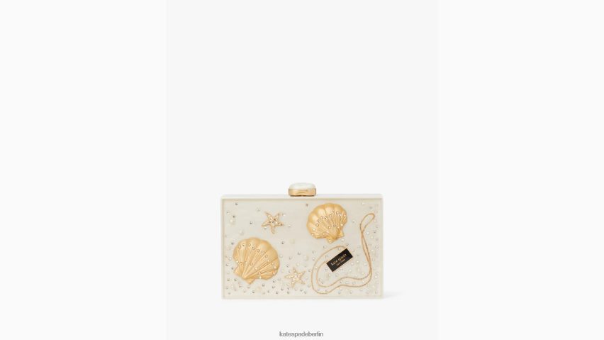 de Kate Spade Frauen What the Shell Ocean Scene Harzrahmen-Clutch multi NB82J215 Zubehör