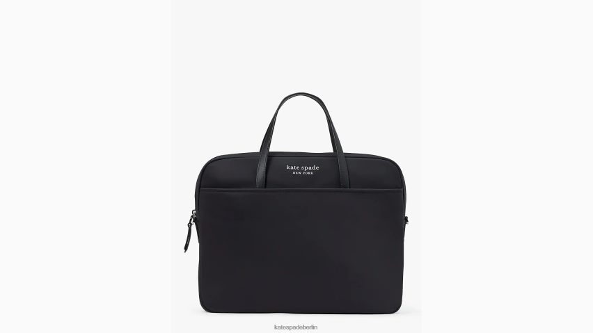 de Kate Spade Frauen Sam Ksnyl Nylon Universal-Laptoptasche Schwarz NB82J2117 Zubehör