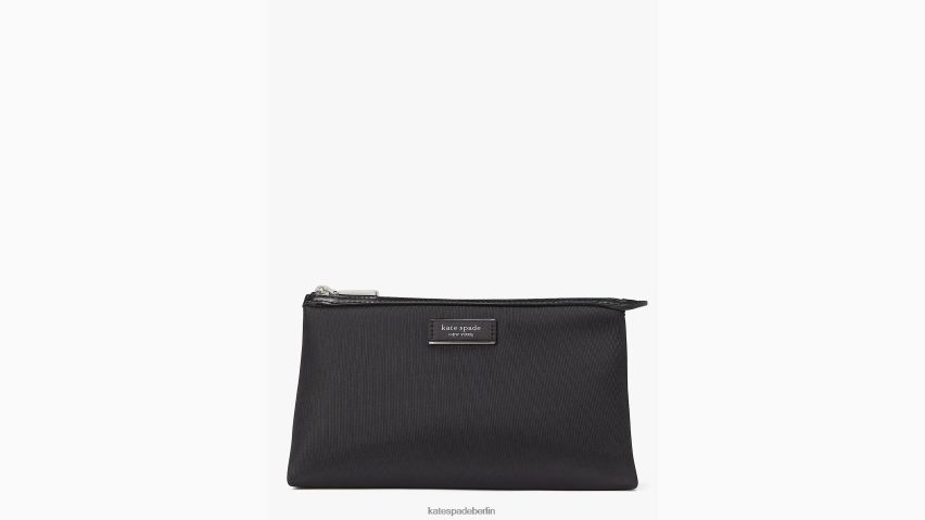de Kate Spade Frauen Kosmetiketui aus Ksnyl-Nylon von Sam Icon Schwarz NB82J21358 Zubehör