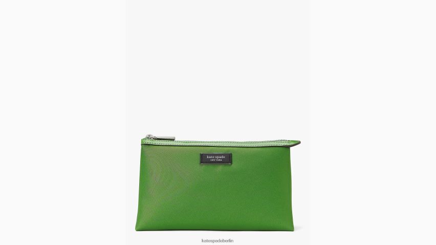 de Kate Spade Frauen Kosmetiketui aus Ksnyl-Nylon von Sam Icon ks grün NB82J21359 Zubehör