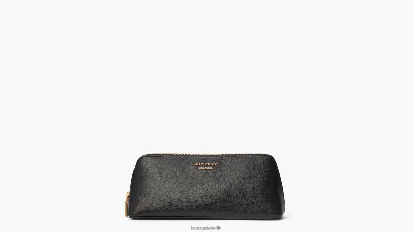 de Kate Spade Frauen Morgan neues Kosmetiketui Schwarz NB82J21312 Zubehör